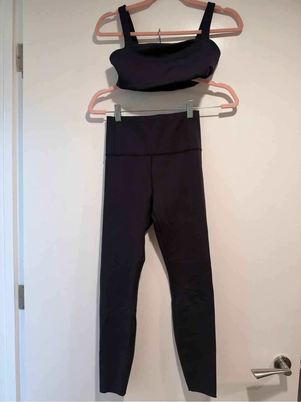 Vuori Elevation Square Neck Bra and Clean Elevation Legging Set Black